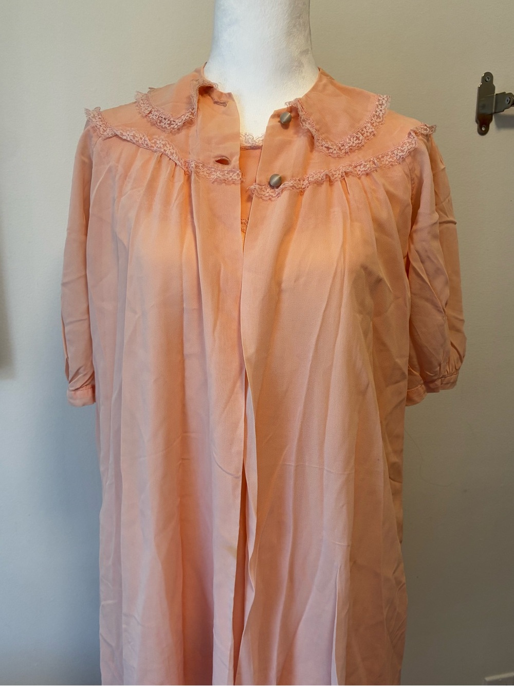 Vintage babydoll nightgown set